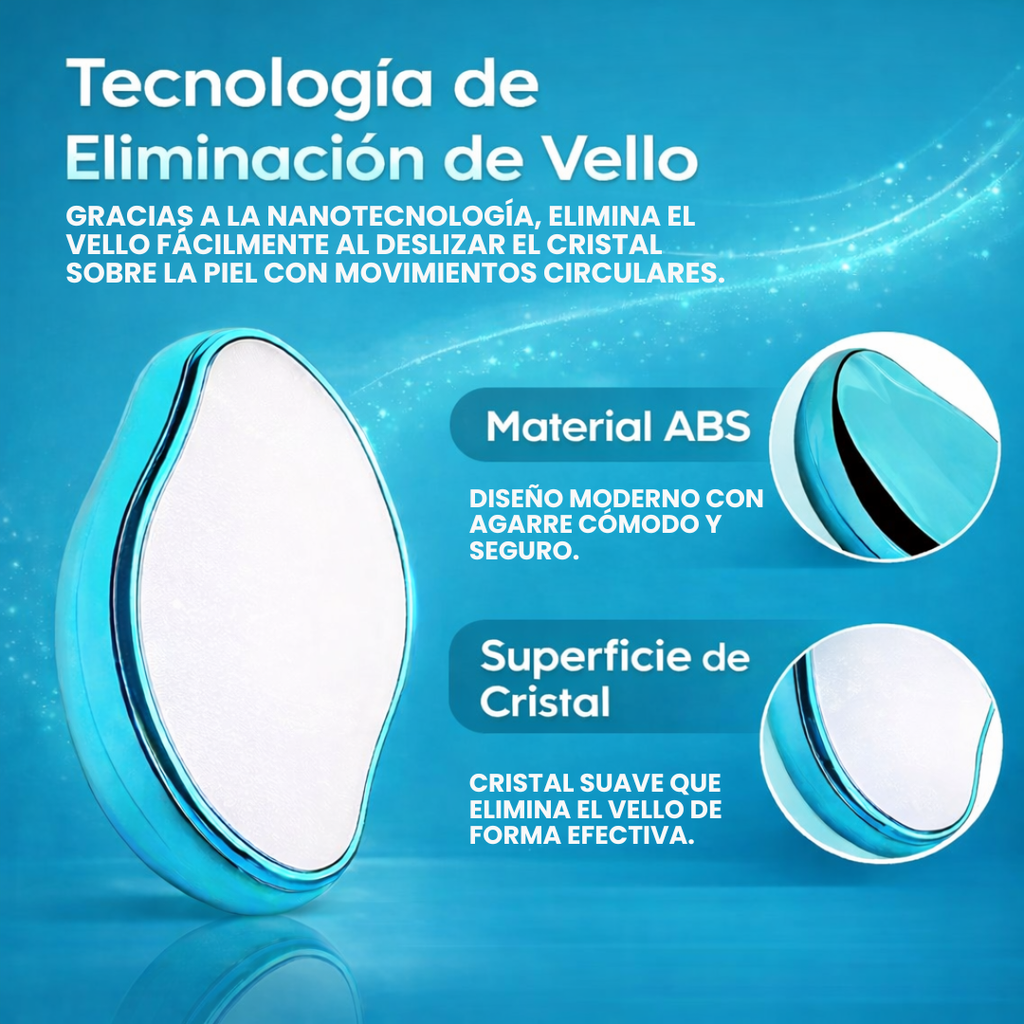 Depiladora Crystal Exfoliante 2 en 1 – Piel Suave Sin Dolor
