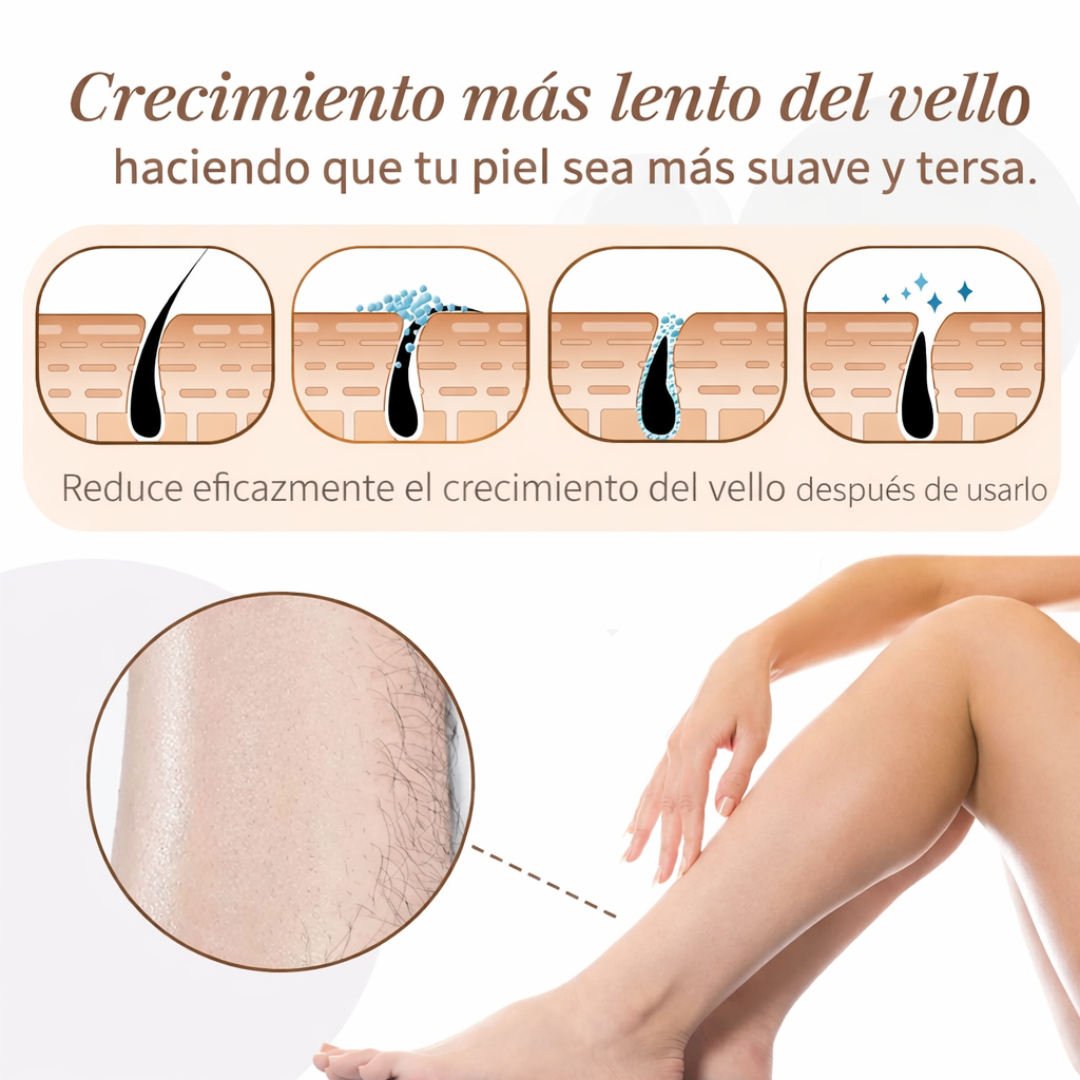 Depiladora Crystal Exfoliante 2 en 1 – Piel Suave Sin Dolor