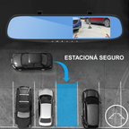 Espejo Retrovisor Sate A-DVR054 con Cámara Frontal y Trasera Full HD 1080P