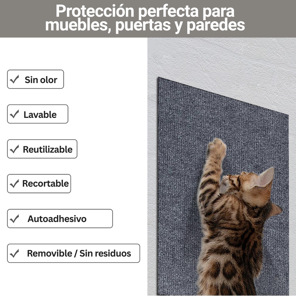 Arañador Adhesivo para Gatos