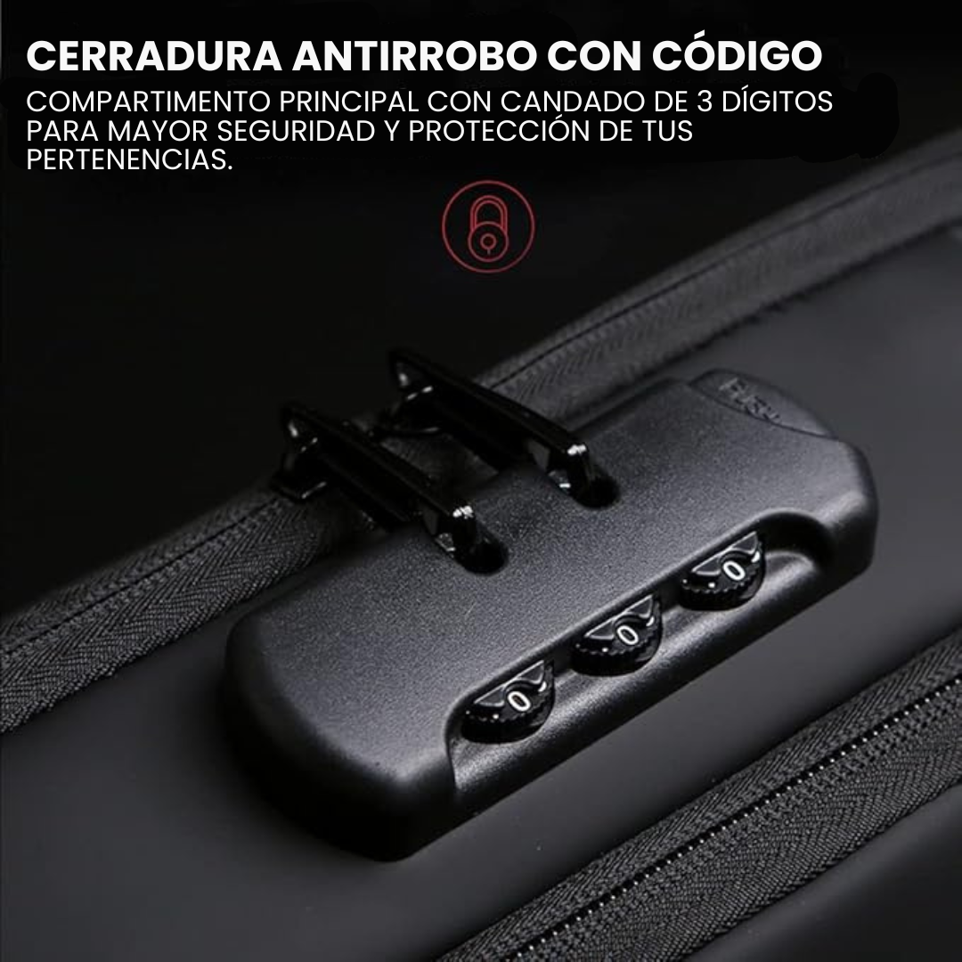 Bandolera Antirrobo con Puerto USB